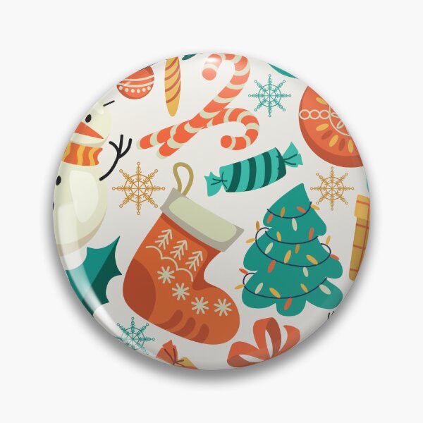 Item preview, Vintage Christmas Icon Pattern designed and sold by BluedarkArt.