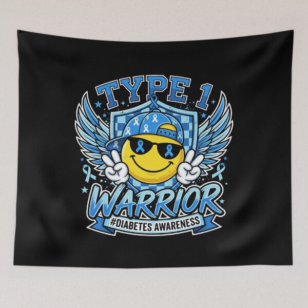 Item preview, Diabetes Awareness Toddler Ribbon T1D Warrior designed and sold by Designart68.