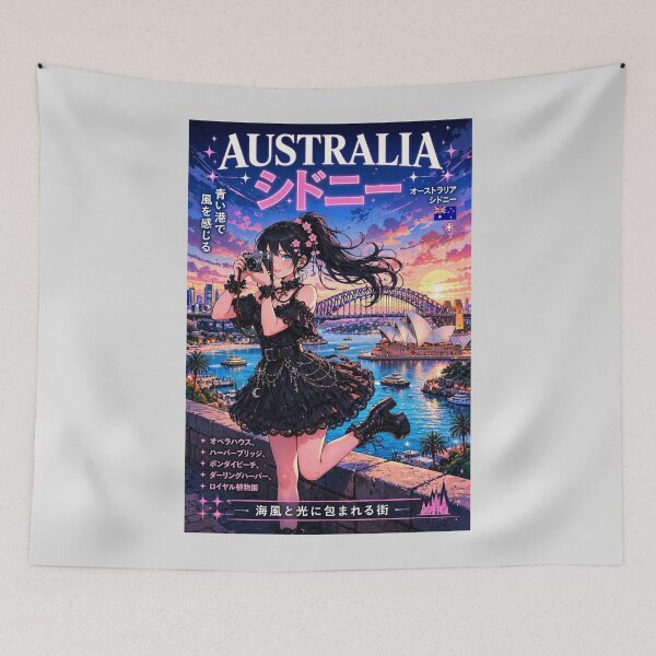 Item preview, Sydney, Australia — The Gothic Witch of the Turquoise Harbour designed and sold by DibujandoPorfa.