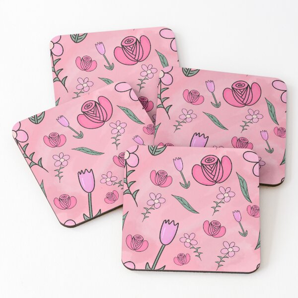 Item preview, Pink flowers designed and sold by ViviToyaFR.