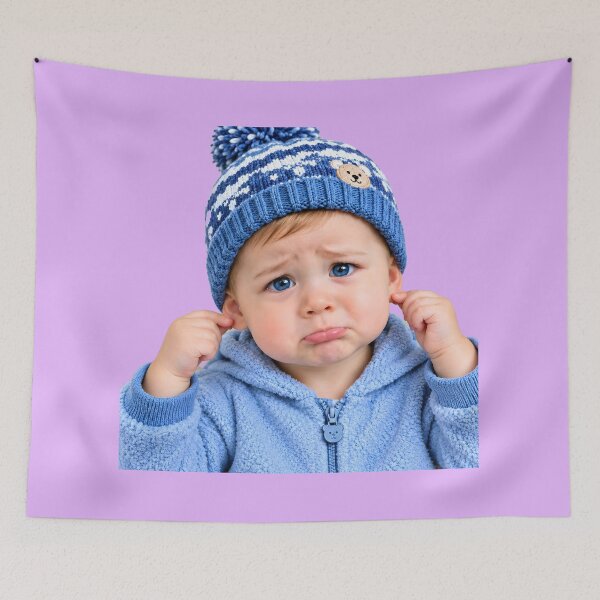 Item preview, Adorable Baby with a Remorseful Expression designed and sold by MagicCrystal.