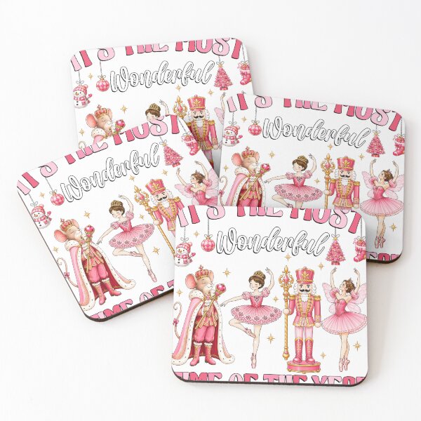 Item preview, Pink Preppy Nutcracker Ballet Christmas designed and sold by varin-studio.