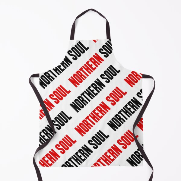 Item preview, Northern Soul Retro Red and Black Diagonal Typography Pattern designed and sold by Britishdelights.