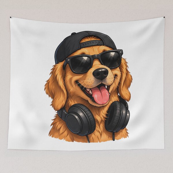 Item preview, Cool Golden Retriever designed and sold by zakvisuals.