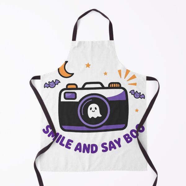 Item preview, Smile And Say Boo Cute Haunted Camera Halloween Tee designed and sold by A Light Worker.