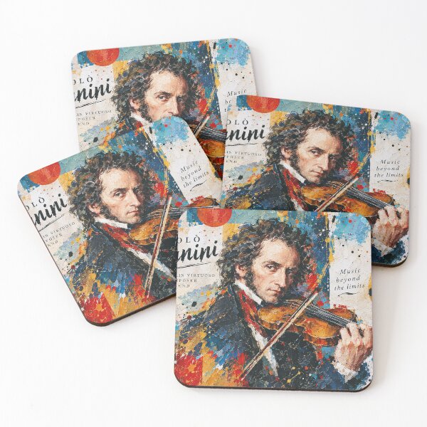 Item preview, Niccolo Paganini Portrait Painting – Classical Music Legend designed and sold by GalleryKauffeld.