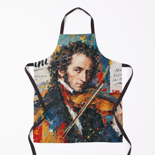 Item preview, Niccolo Paganini Portrait Painting – Classical Music Legend designed and sold by GalleryKauffeld.