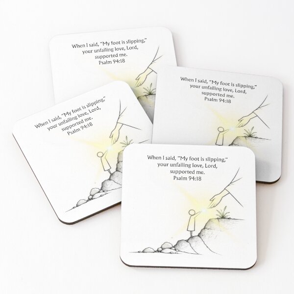 Item preview, Your Unfailing Love - Psalm 94:18 designed and sold by QuietBibleLines.