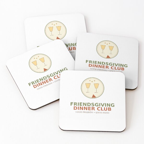 Item preview, Friendsgiving Dinner Club Matching Friends T-Shirt designed and sold by Paws & Pine Studio.