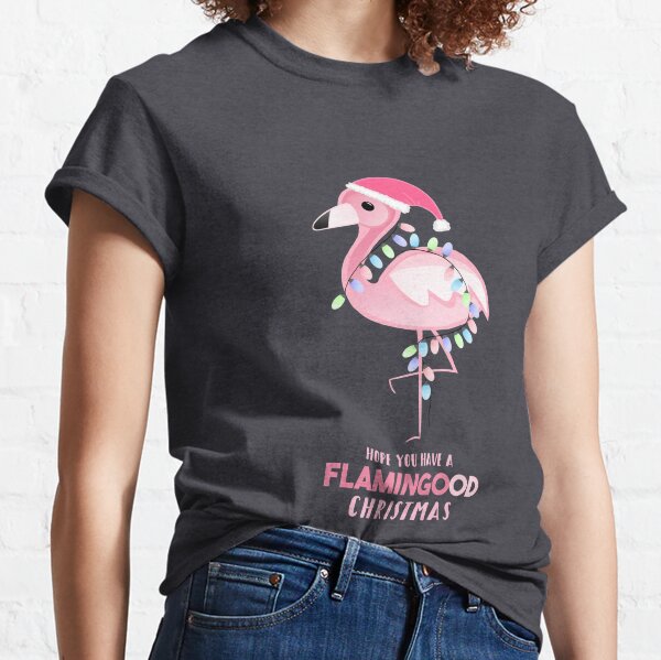 Download Flamingo Christmas Puns T Shirts Redbubble PSD Mockup Templates