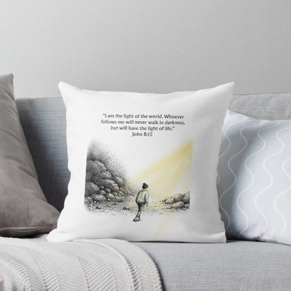 Item preview, I Am the Light of the World - John 8:12 designed and sold by QuietBibleLines.