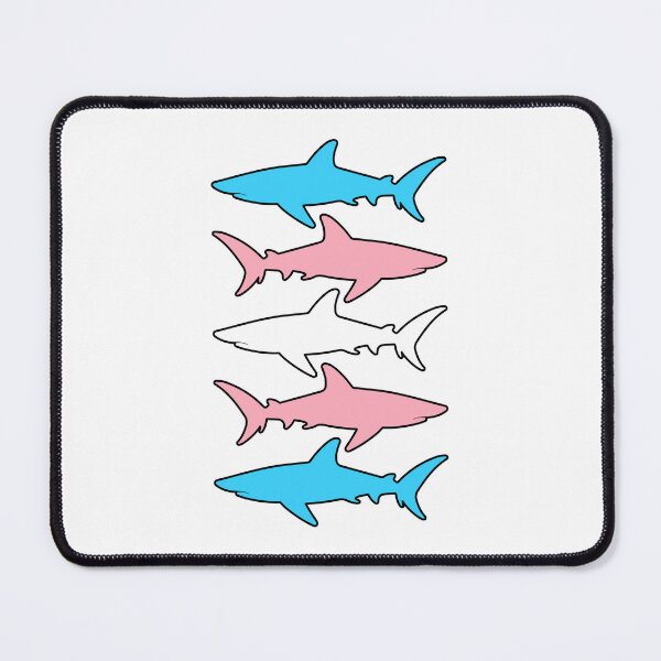 Item preview, Trans Flag Sharks Design designed and sold by CarefulCreation.