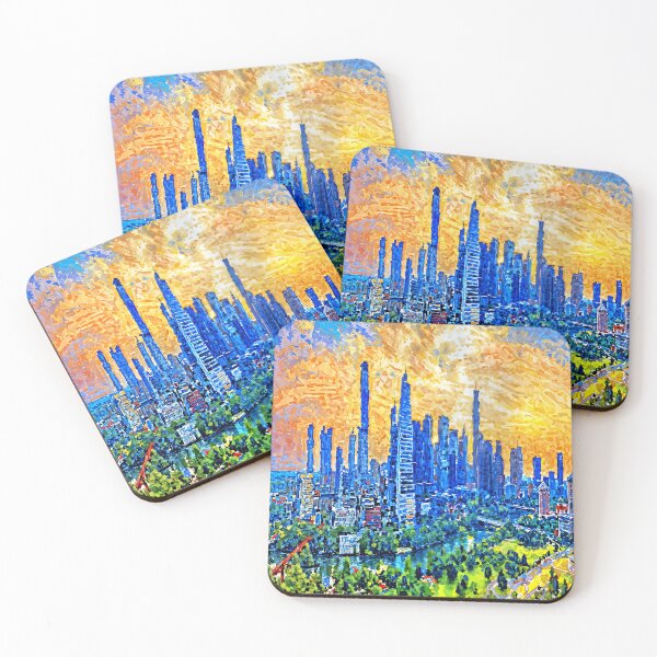 Item preview, Austin Texas Skyline Sunrise Glow designed and sold by Jon-Baran.
