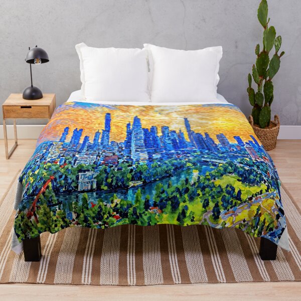 Item preview, Austin Texas Skyline Sunrise Glow designed and sold by Jon-Baran.