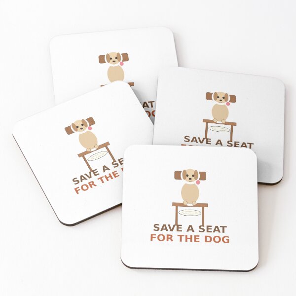 Item preview, Save A Seat For The Dog Funny Pet Thanksgiving T-Shirt designed and sold by Paws & Pine Studio.