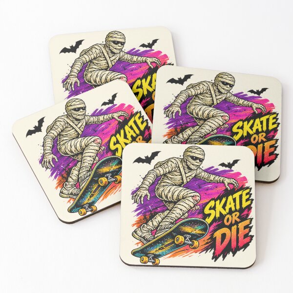 Item preview, Skate or Die Retro Mummy Skater designed and sold by lungpleecha.