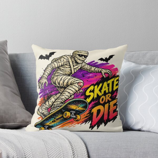 Item preview, Skate or Die Retro Mummy Skater designed and sold by lungpleecha.