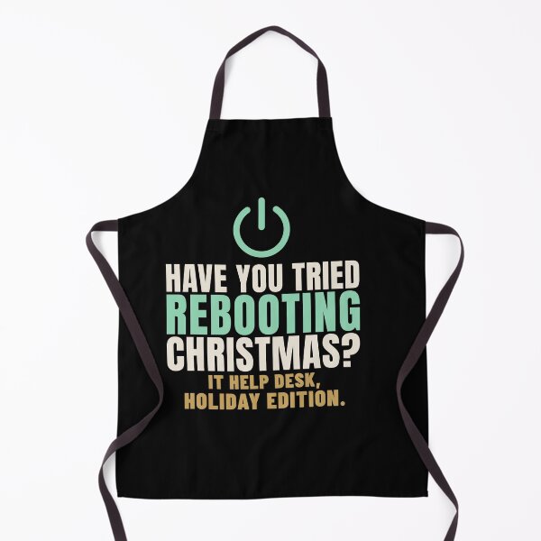 Item preview, Have You Tried Rebooting Christmas IT Humor designed and sold by T-J-WHATEVER.