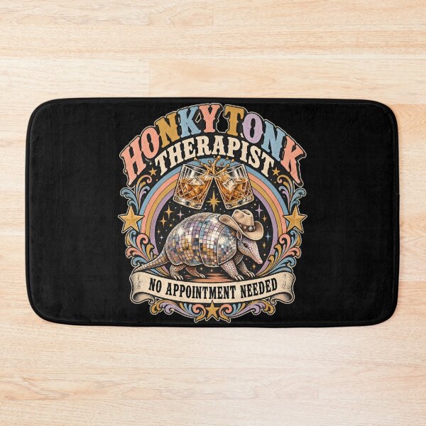 Item preview, Nashville Honky Tonk Therapist Disco Armadillo designed and sold by Fenay Designs.