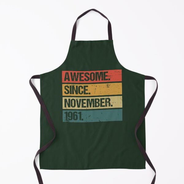 Item preview, Awesome Since November 1961 Made In 1961 Vintage November 1961 Oversized T-Shirt designed and sold by PsychicMedium.
