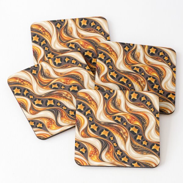 Item preview, Molten Wild Luxe – Amber, Pearl Ivory and Leopard Marble designed and sold by annenambiro.