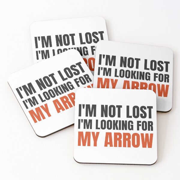Item preview, I'm Not Lost I'm Looking For My Arrow - Funny Archery Slogan designed and sold by JumpingArcher.