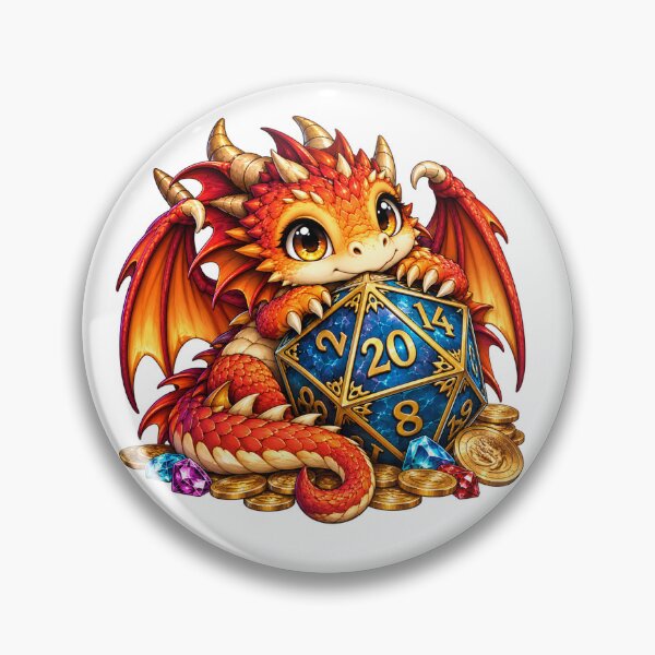 Item preview, Baby Dragon Wizard – Magical Fantasy Spellcaster with Spellbook and Treasure designed and sold by NoteBTravel.
