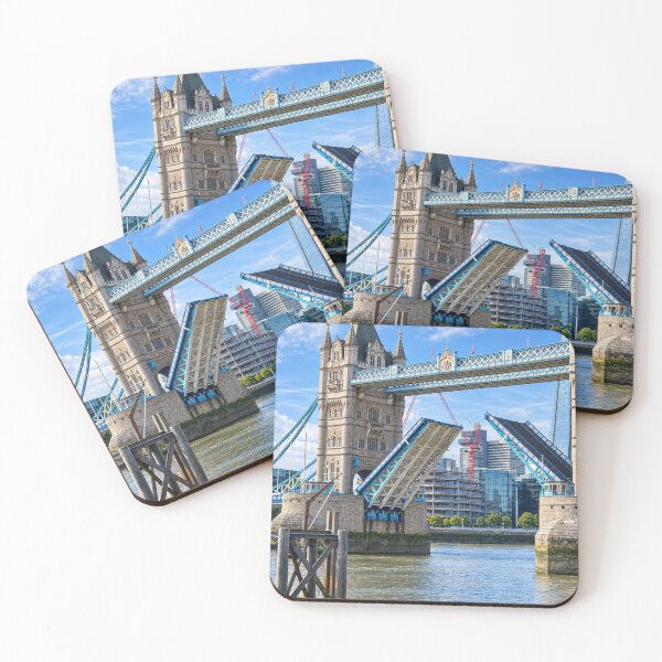 Item preview, Tower Bridge Opening Across the River Thames, London designed and sold by Astute-Artio-Photography.