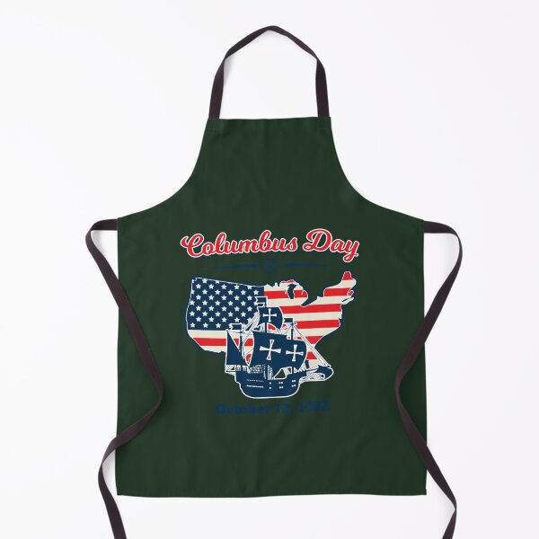 Item preview, COLUMBUS DAY - October 12 1492 - American Flag Map Ship - USA Classic T-Shirt designed and sold by PsychicMedium.