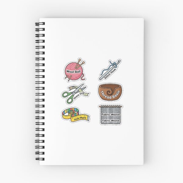 Item preview, Indoor Craft & Yarn Knitting Sticker Pack - Crafting Puns designed and sold by SimpleP.
