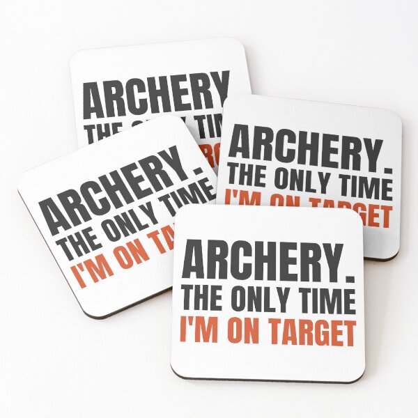 Item preview, Archery The Only Time I'm On Target - Funny Archery Slogan designed and sold by JumpingArcher.