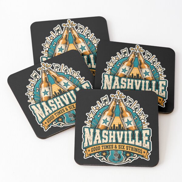 Item preview, Nashville Good Times & Six Strings Beer Toast designed and sold by Fenay Designs.