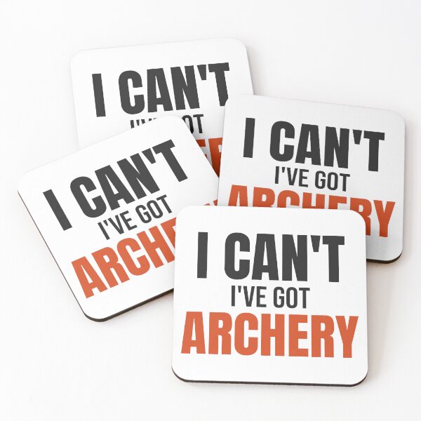 Item preview, I Can't I've Got Archery - Funny Archery Slogan designed and sold by JumpingArcher.