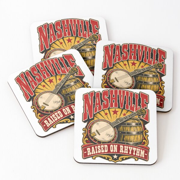 Item preview, Nashville Raised on Rhythm Banjo & Barrel designed and sold by Fenay Designs.