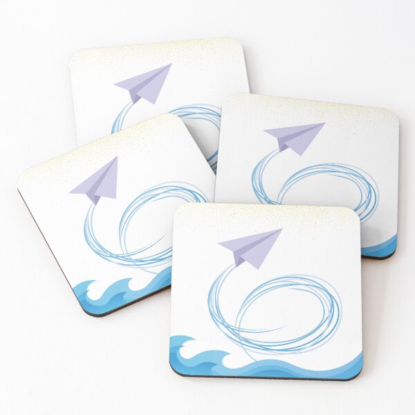 Item preview, Minimalist Paper Plane Looping Ascent designed and sold by LuxAir.