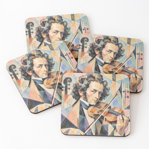 Item preview, Niccolo Paganini Art Painting – Italian Composer Portrait designed and sold by GalleryKauffeld.