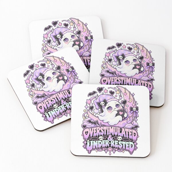Item preview, Overstimulated And Under Rested Pastel Ghost designed and sold by Win Hardy.