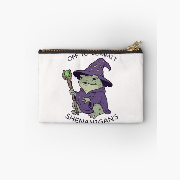 Item preview, Off to commit shenanigas, Funny wizard frog designed and sold by Madzilla Wear.