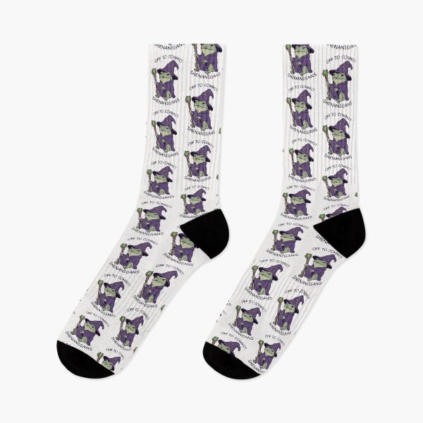 Item preview, Off to commit shenanigas, Funny wizard frog designed and sold by Madzilla Wear.
