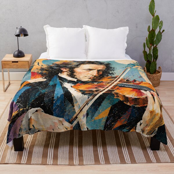 Item preview, Niccolo Paganini Vintage Portrait Painting – Classical Music Art designed and sold by GalleryKauffeld.