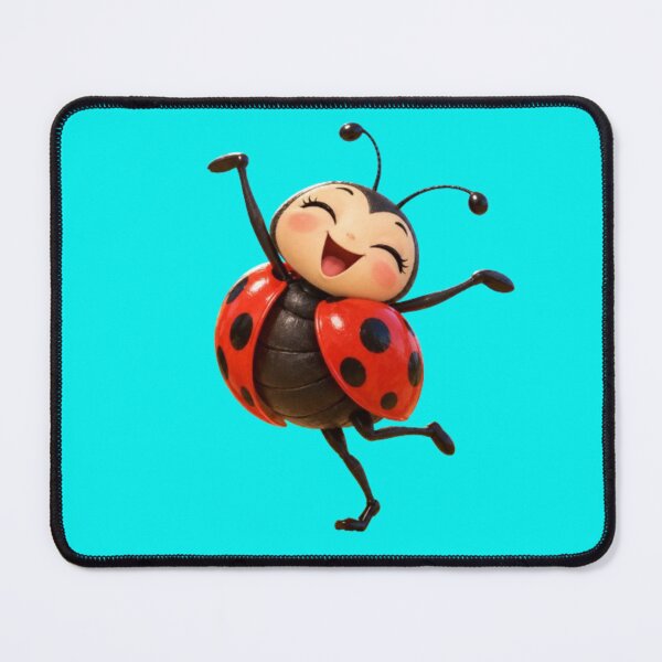 Item preview, Dancing and smiling ladybug designed and sold by JOANNASKAH.