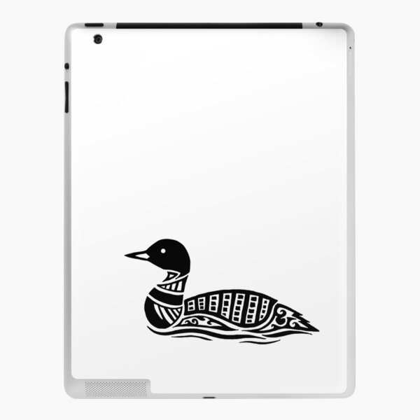 Common Loon Tribal Design Colored Ipad Case Skin By Kitayamadesigns Redbubble