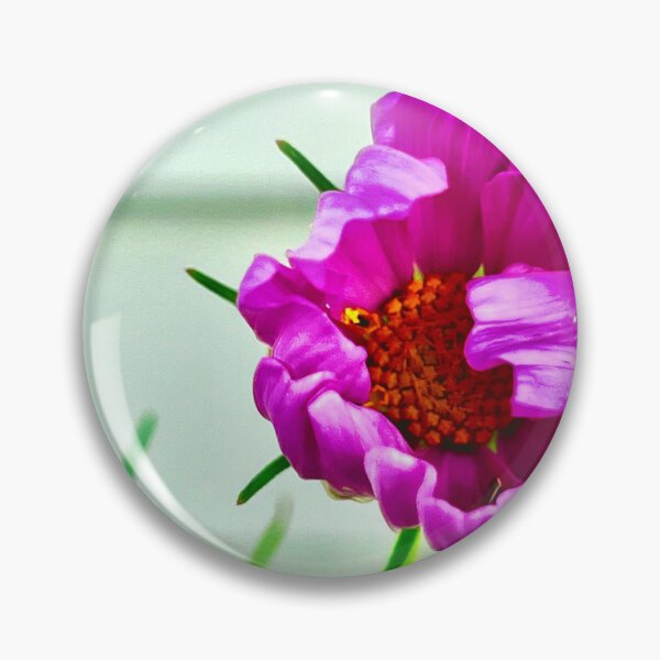 Item preview, Ruffled Magenta Cosmos Cupcake Bloom — Whimsical Garden Flower Photography designed and sold by Pink Ribbon Flowers .