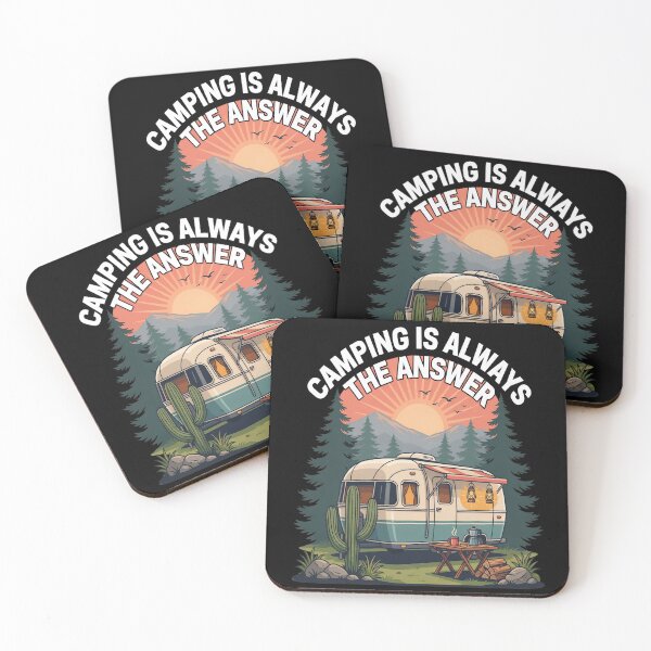 Item preview, Happy Camper Camping Is Always The Answer Art Design Gift designed and sold by fantasticdesign.