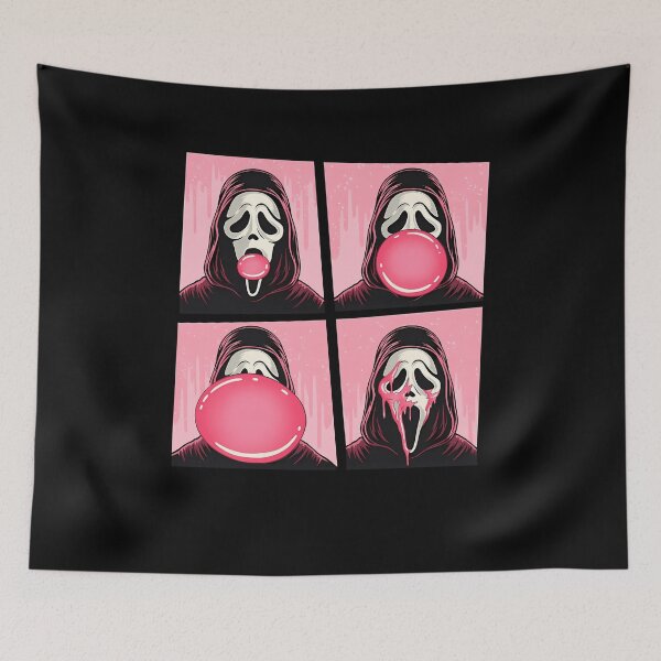 Item preview, Pink Bubble Gum Slasher Horror Pop Art designed and sold by ChristiPeta.