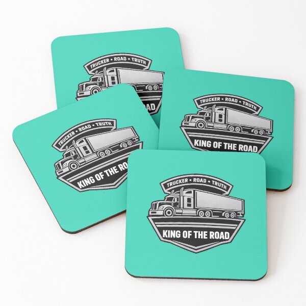 Item preview, Vintage Truck Driver King of the Road Trucker Badge  Kierowca tira         designed and sold by WarriorVision.