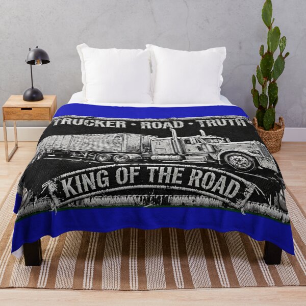 Item preview, Vintage Truck Driver King of the Road Trucker Badge Kierowca tira designed and sold by WarriorVision.