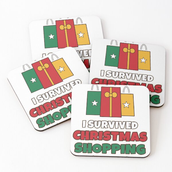 Item preview, I Survived Christmas Shopping Barely Funny Christmas Shopper designed and sold by Bornprints.
