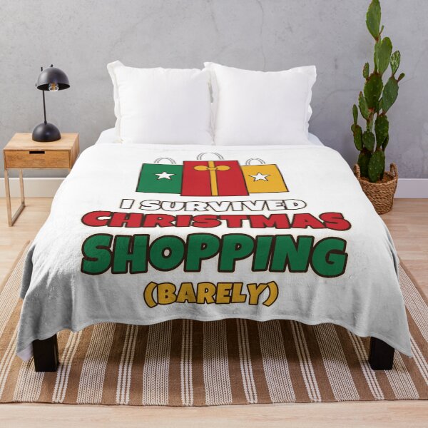 Item preview, I Survived Christmas Shopping Barely Funny Christmas Shopper designed and sold by Bornprints.