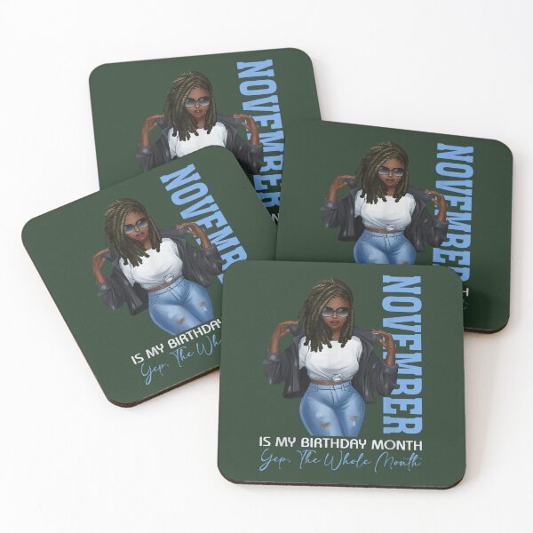 Item preview, Funny Month Black Girl November Is My Birthday Yes The Whole Classic T-Shirt designed and sold by ShopNiceGiftsVN.